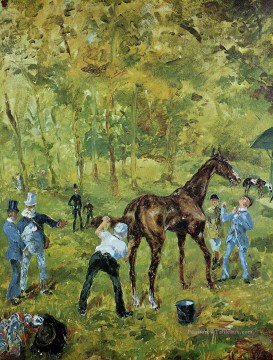 souvenir d’auteuil 1881 Toulouse Lautrec Henri de Peinture à l'huile
